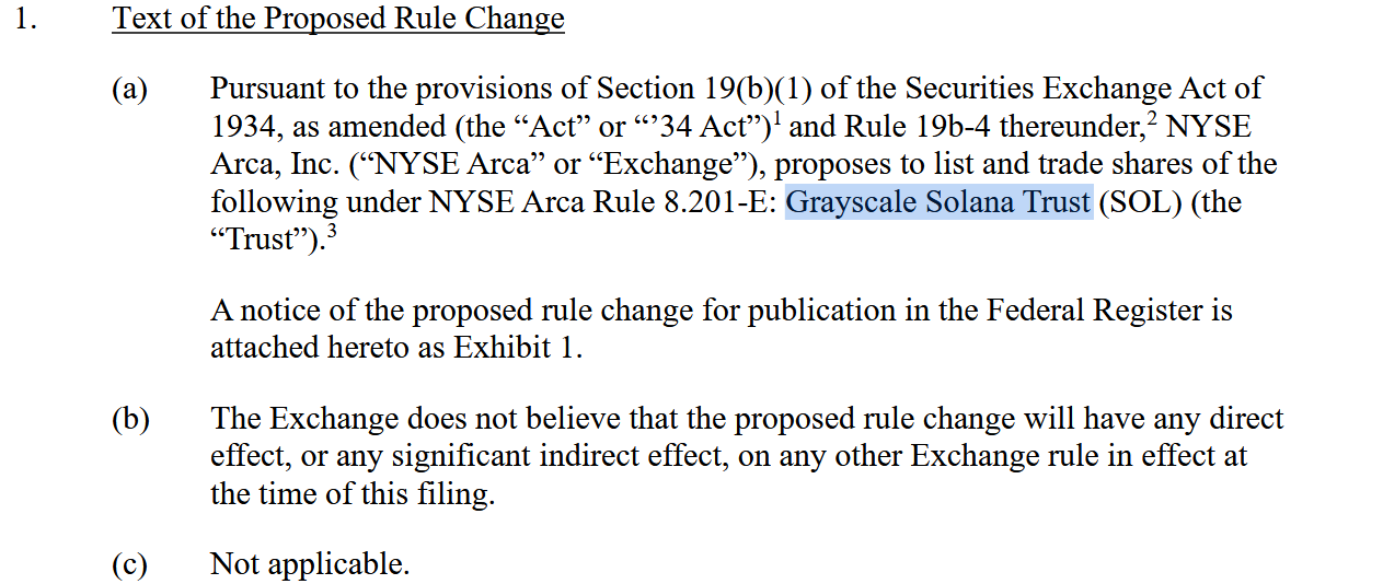 Grayscale Ajukan ETF Spot Solana ke SEC